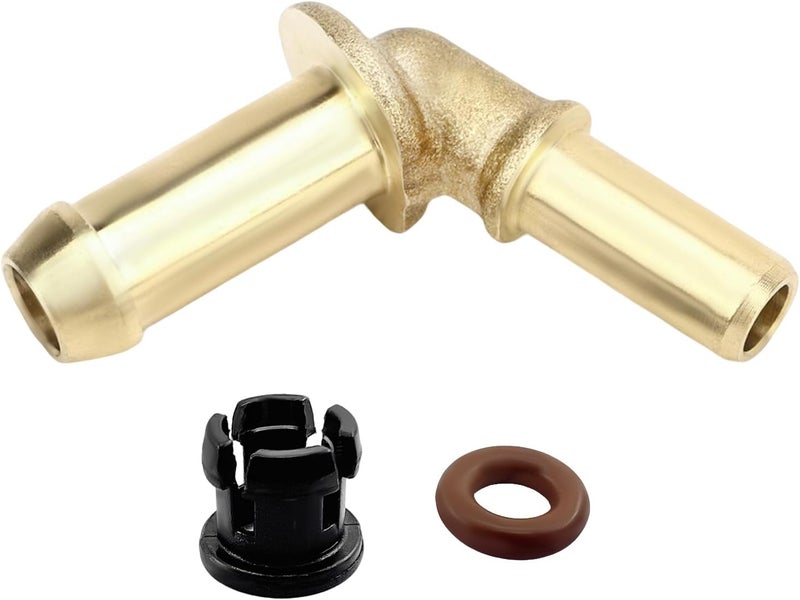 Lyxheth Car Thermostat Outlet Hose Connector Water Outlet Hose Connector Kit LR049990 Replacement for Jaguar XF 2010-2012,XJ 2011-2013,XK 2010-2015 Land Rover Range Rover/Sport Discovery 4 Velar 5.0 V8 3.0 V6 - Image 1